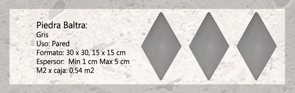 Piedra Baltra Gris medidas