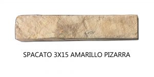 Spacato 3x15 Amarillo Pizarra Pieza unitaria