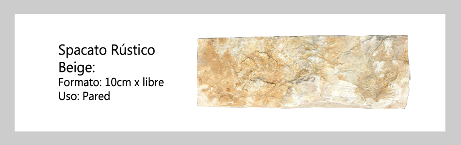 Spacato Rustico 10xlibre Beige