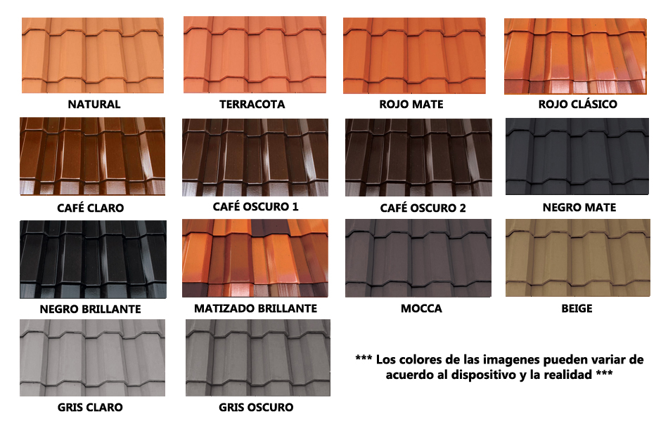 Tejas S Planas colores